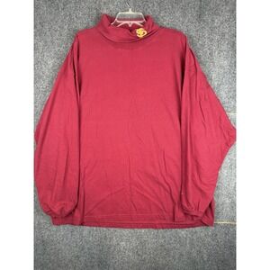 Vintage Starter FSU Red Turtle Neck Mock Neck LS  T-shirt 90s Size 3XL